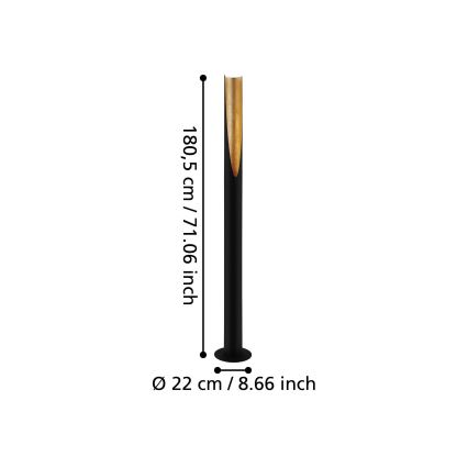 Eglo - Podna LED lampa 1xGU10/4,7W/230V