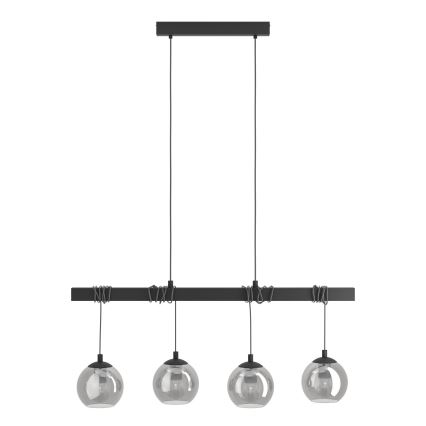 Eglo - Luster na sajli 4xE27/40W/230V