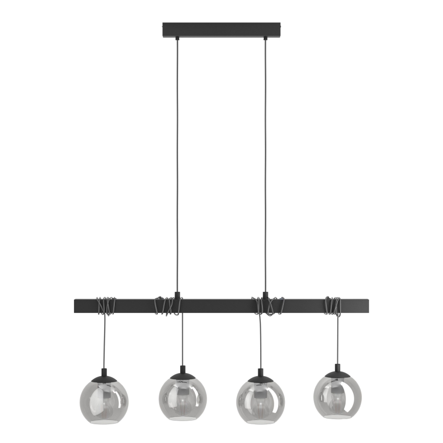 Eglo - Luster na sajli 4xE27/40W/230V