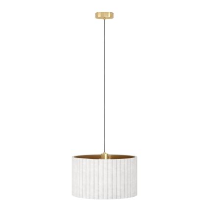 Eglo - Luster na sajli 1xE27/40W/230V bela
