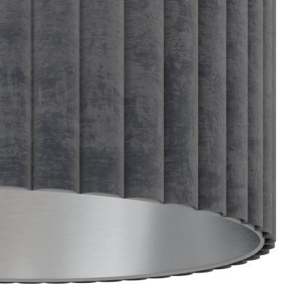 Eglo - Luster na sajli 2xE27/40W/230V sivo