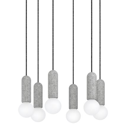 Eglo - Luster na sajli 6xE27/40W/230V pauk