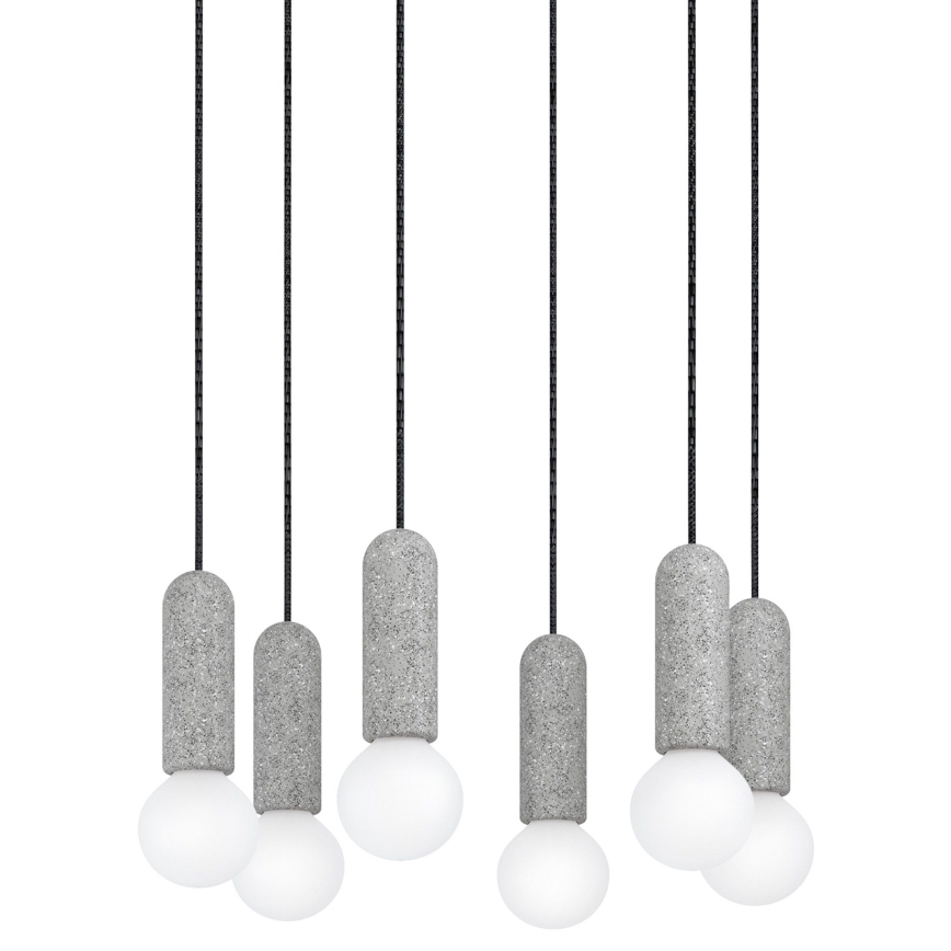 Eglo - Luster na sajli 6xE27/40W/230V pauk