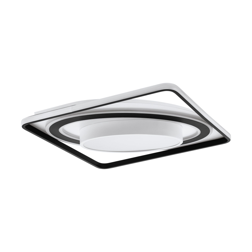 Eglo - LED Prigušiva plafonjera LED/21,5W/230V + LED/10,5W + LED/3W 3000-6500K crno + Daljinski upravljač
