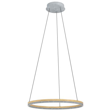 Eglo - LED Prigušivi luster na sajli LED/36W/230V 3000K sivo/braon
