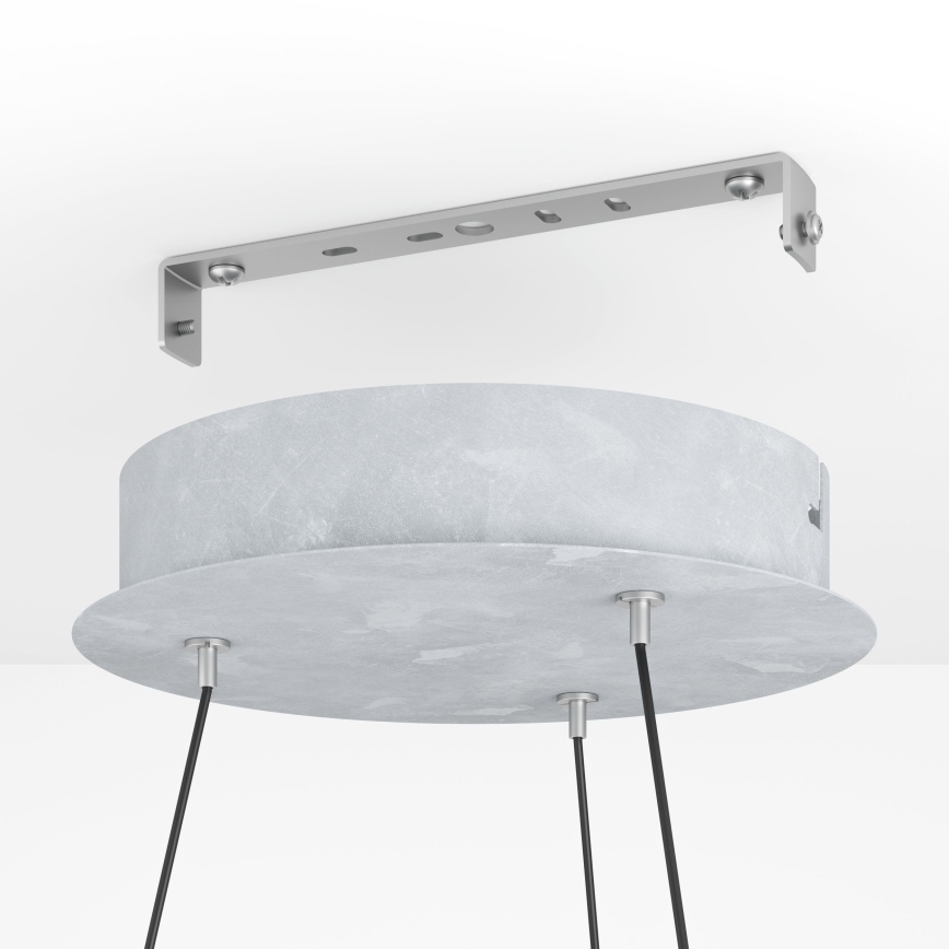 Eglo - LED Prigušivi luster na sajli LED/36W/230V 3000K sivo/braon