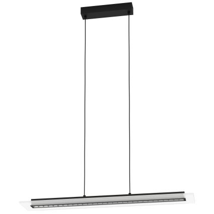Eglo - LED Prigušivi luster na sajli LED/57,5W/230V 3000K crno + Daljinski upravljač