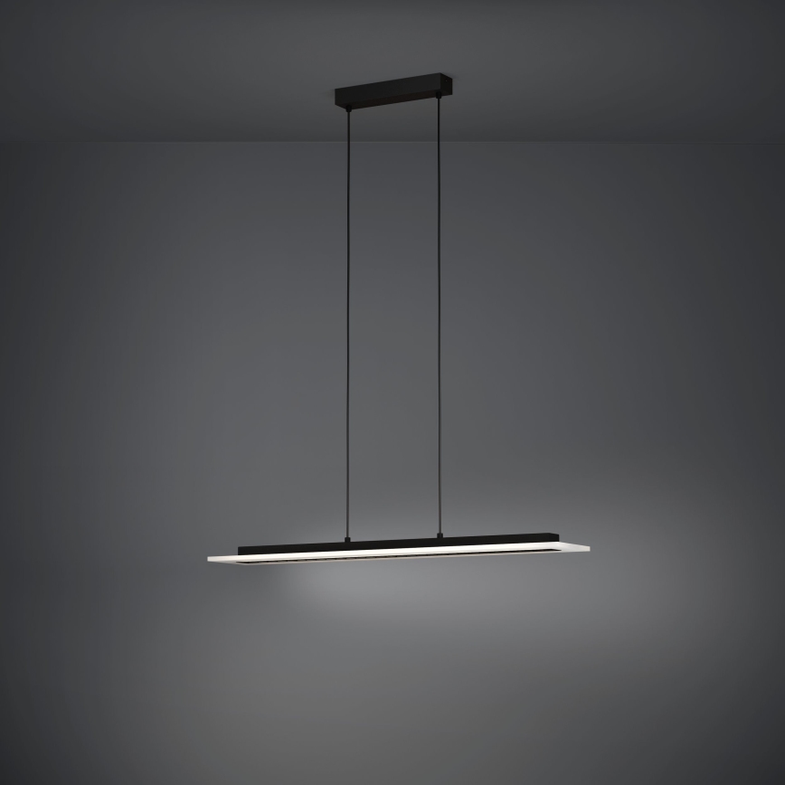Eglo - LED Prigušivi luster na sajli LED/57,5W/230V 3000K crno + Daljinski upravljač