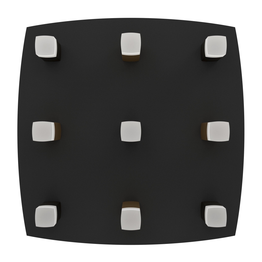 Eglo - LED Prigušiva plafonjera 9xLED/3,1W/230V 3000K antracit/zlatna
