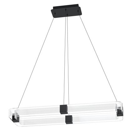 Eglo - LED Prigušivi luster na sajli LED/39,2W/230V 3000K crno