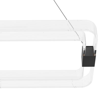 Eglo - LED Prigušivi luster na sajli LED/39,2W/230V 3000K crno