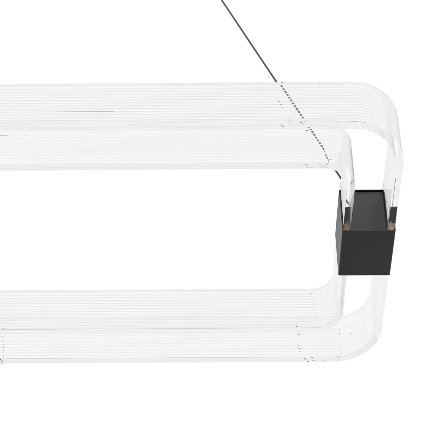 Eglo - LED Prigušivi luster na sajli LED/39,2W/230V 3000K crno