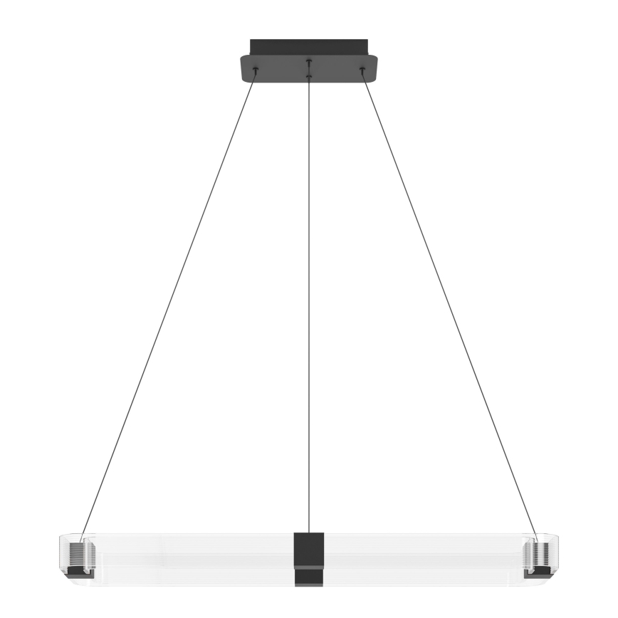 Eglo - LED Prigušivi luster na sajli LED/39,2W/230V 3000K crno