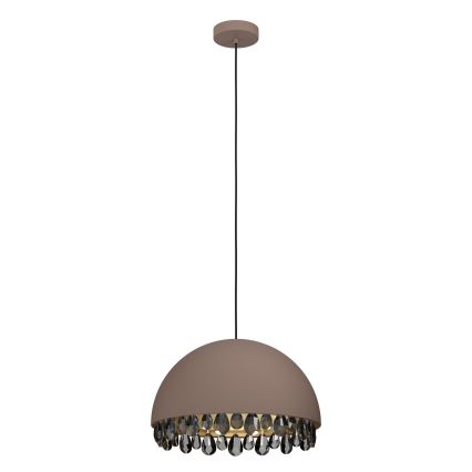 Eglo - Luster na sajli 1xE27/40W/230V braon