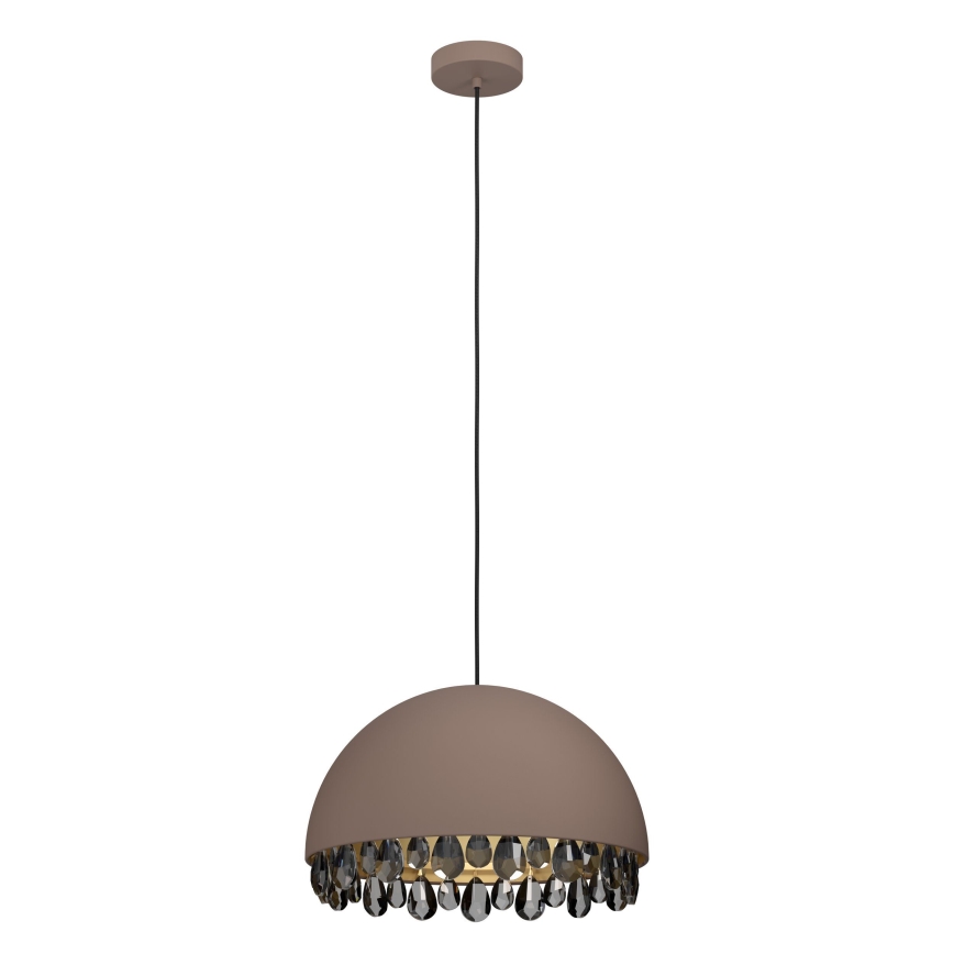 Eglo - Luster na sajli 1xE27/40W/230V braon