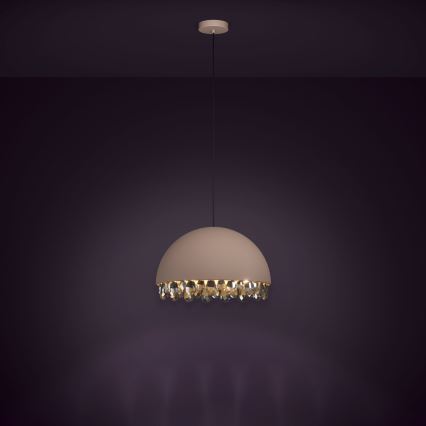 Eglo - Luster na sajli 1xE27/40W/230V braon