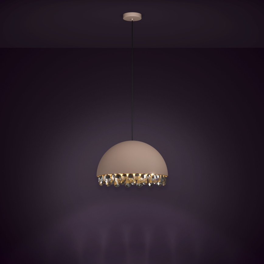 Eglo - Luster na sajli 1xE27/40W/230V braon