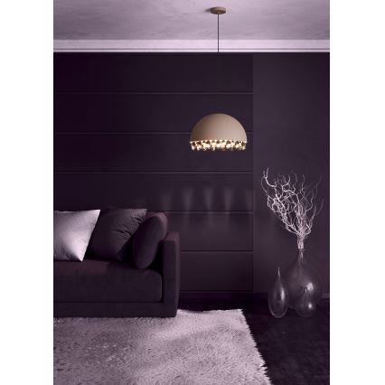 Eglo - Luster na sajli 1xE27/40W/230V braon