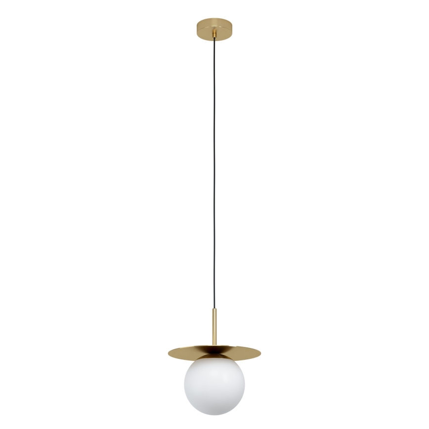 Eglo - Luster na sajli 1xE27/40W/230V zlatna