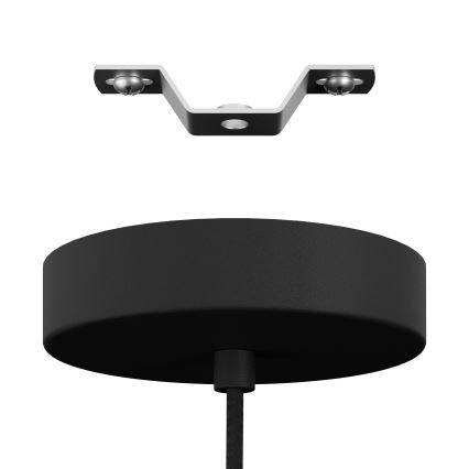 Eglo - Luster na sajli 3xE27/40W/230V crno/zlatna