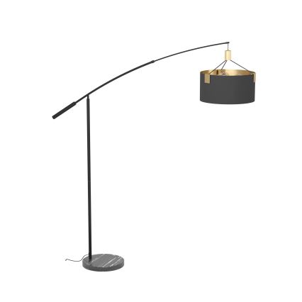 Eglo - Podna lampa 3xE27/40W/230V crno/zlatna