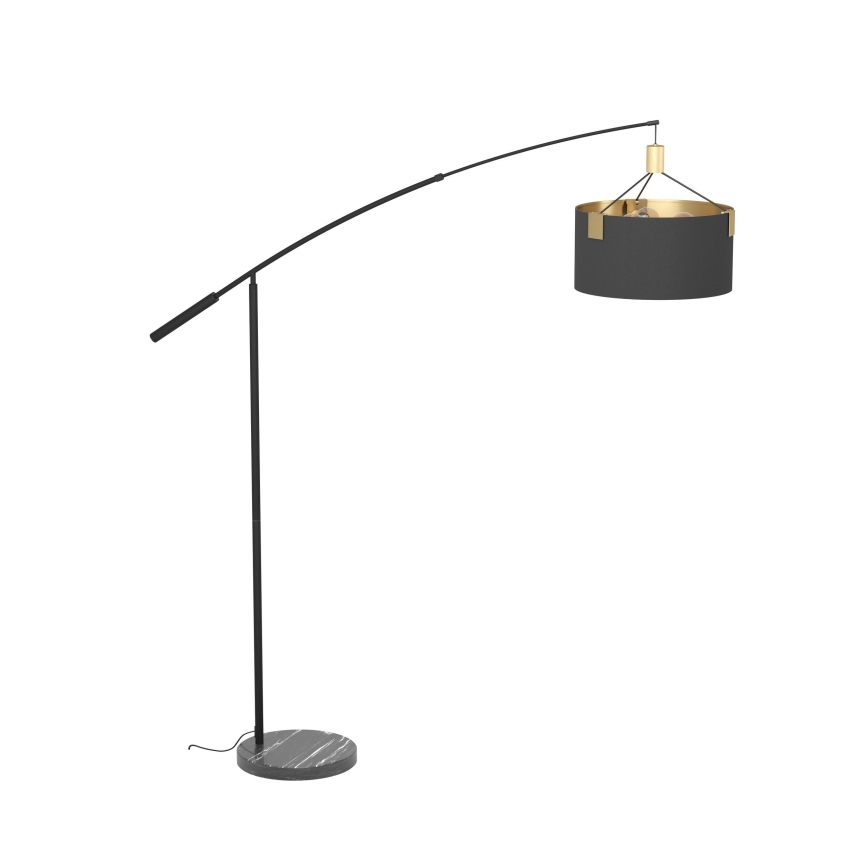 Eglo - Podna lampa 3xE27/40W/230V crno/zlatna