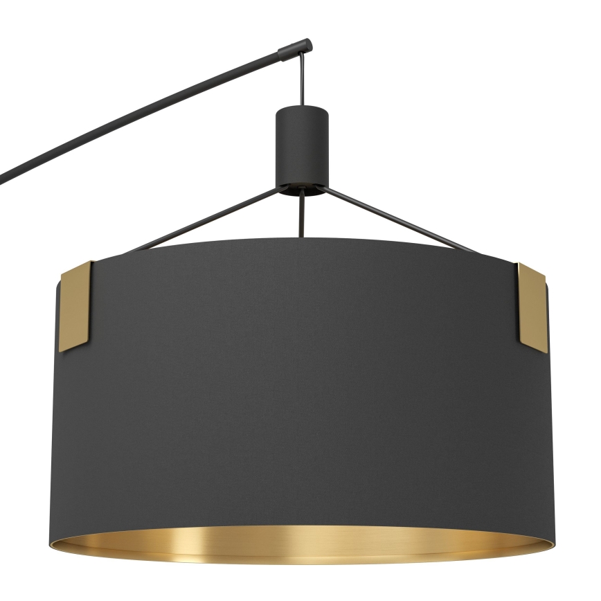 Eglo - Podna lampa 3xE27/40W/230V crno/zlatna