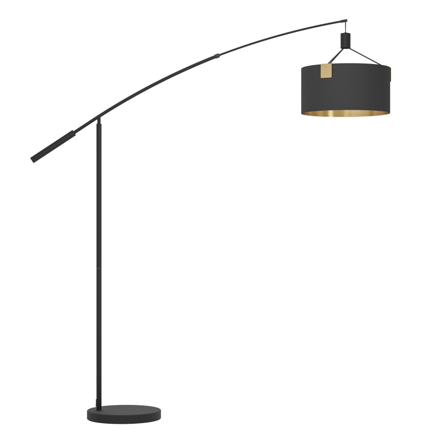 Eglo - Podna lampa 3xE27/40W/230V crno/zlatna