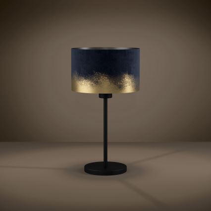 Eglo 39975 - Stona lampa CASUARITA 1xE27/40W/230V plava/zlatna