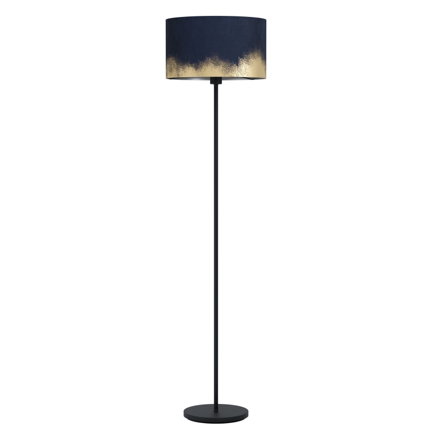 Eglo - Podna lampa 1xE27/40W/230V plava/zlatna