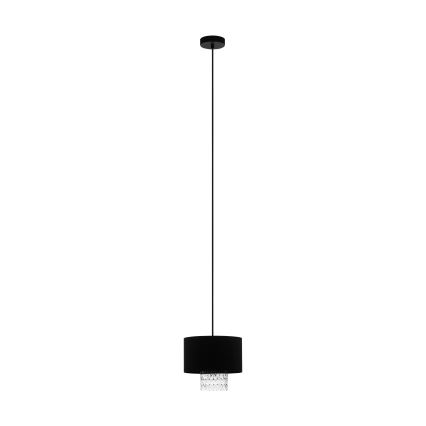 Eglo - Luster na sajli 1xE27/40W/230V crno