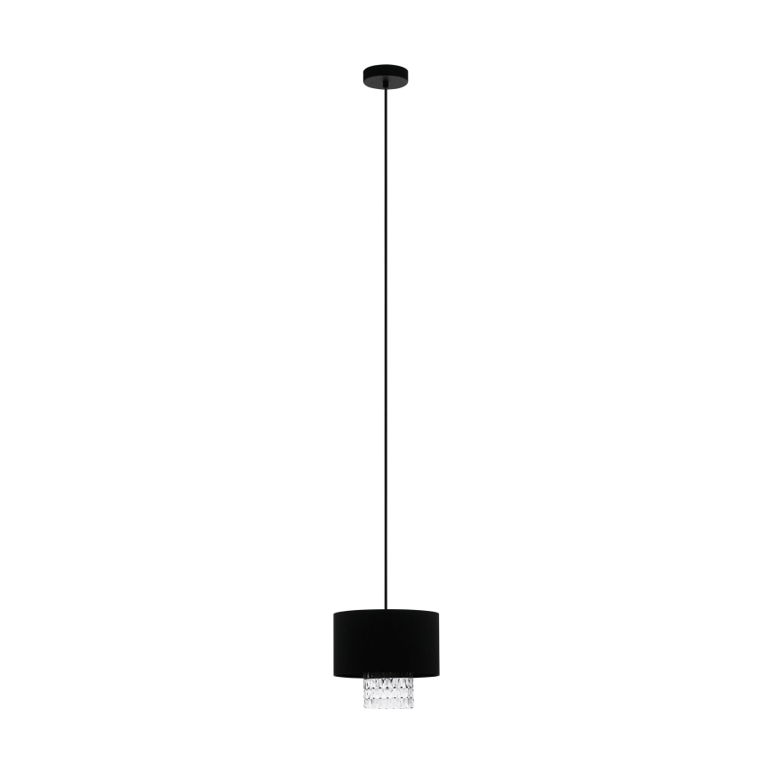 Eglo - Luster na sajli 1xE27/40W/230V crno