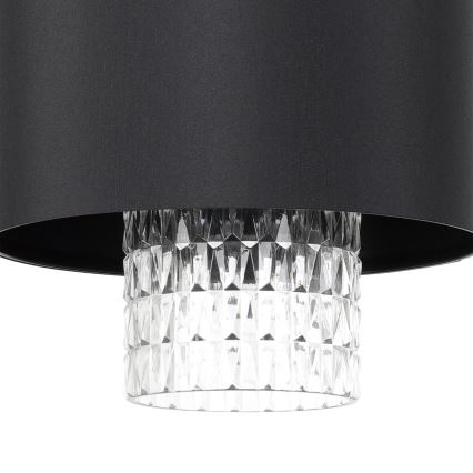 Eglo - Luster na sajli 1xE27/40W/230V crno