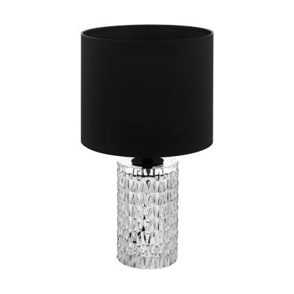 Eglo - Stona lampa 1xE27/40W/230V crno