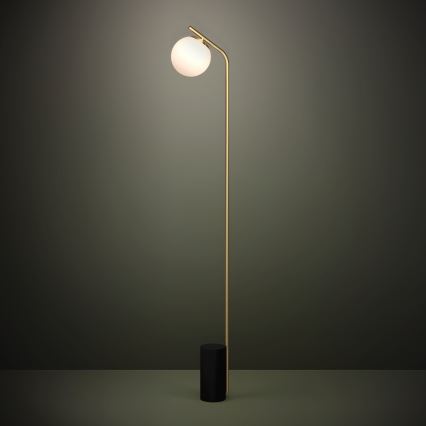 Eglo - Podna lampa 1xE27/40W/230V zlatna