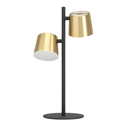 Eglo - LED Stona lampa 2xGU10/4,6W/230V 3000K zlatna