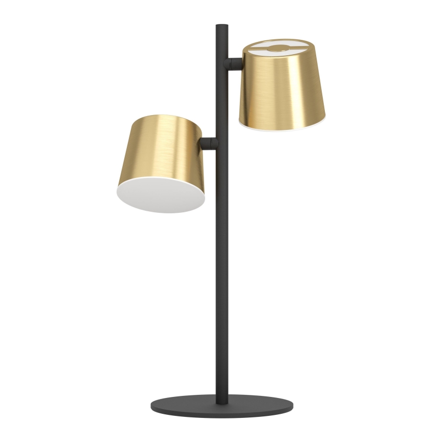 Eglo - LED Stona lampa 2xGU10/4,6W/230V 3000K zlatna