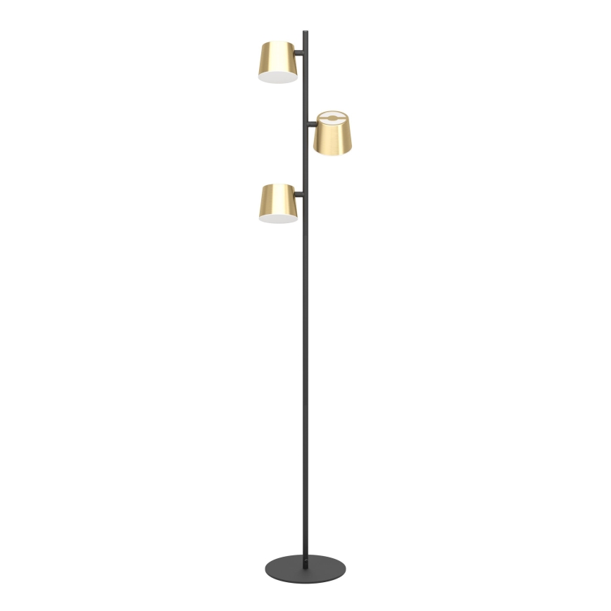 Eglo - Podna LED lampa 3xGU10/4,6W/230V 3000K zlatna