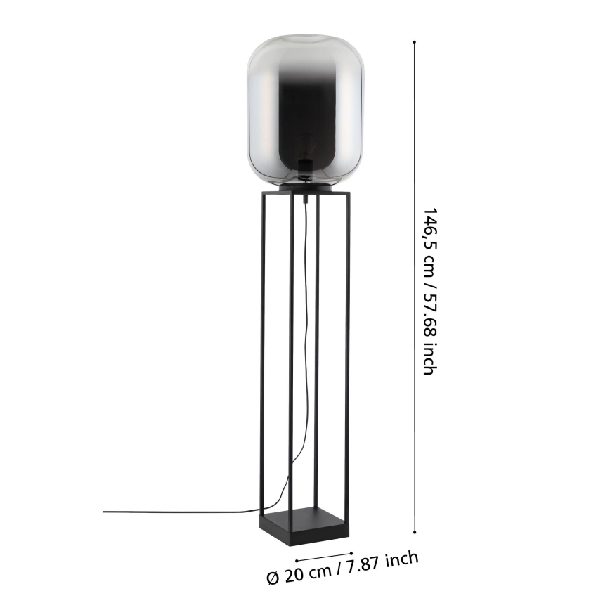 Eglo - Podna lampa 1xE27/40W/230V dimno