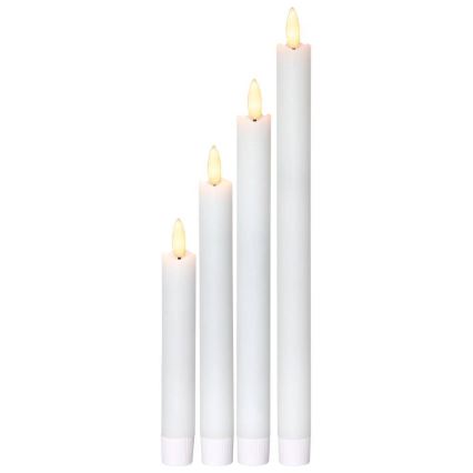 Eglo 410026 - Set 4x LED Sveća FLAMME LED/1xAAA bela