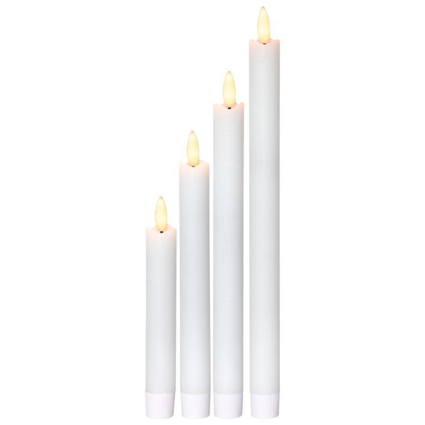 Eglo 410026 - Set 4x LED Sveća FLAMME LED/1xAAA bela