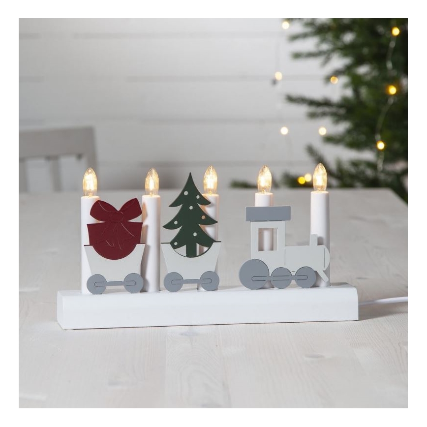 Eglo - Božićni svećnjak 5xE10/3W/230V