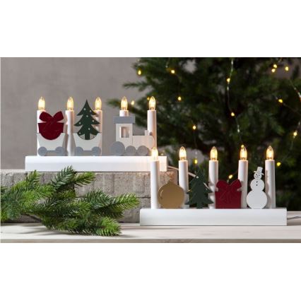 Eglo - Božićni svećnjak 5xE10/3W/230V