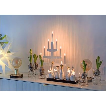 Eglo - Božićni svećnjak 5xE10/3W/230V