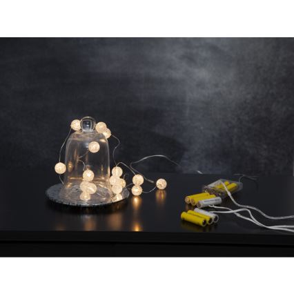 Eglo - LED Božićne lampice15xLED/3xAA 1,4m