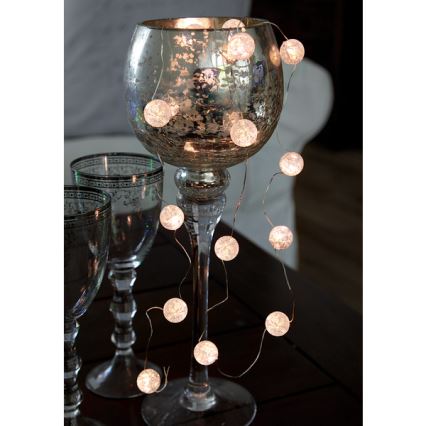 Eglo - LED Božićne lampice15xLED/3xAA 1,4m