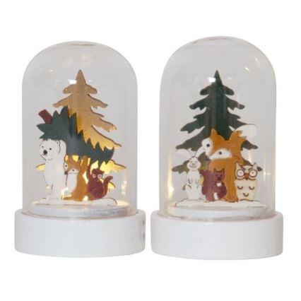 Eglo - KOMPLET 2x LED božićnih dekoracija 1xLED/0,03W/1xCR2032