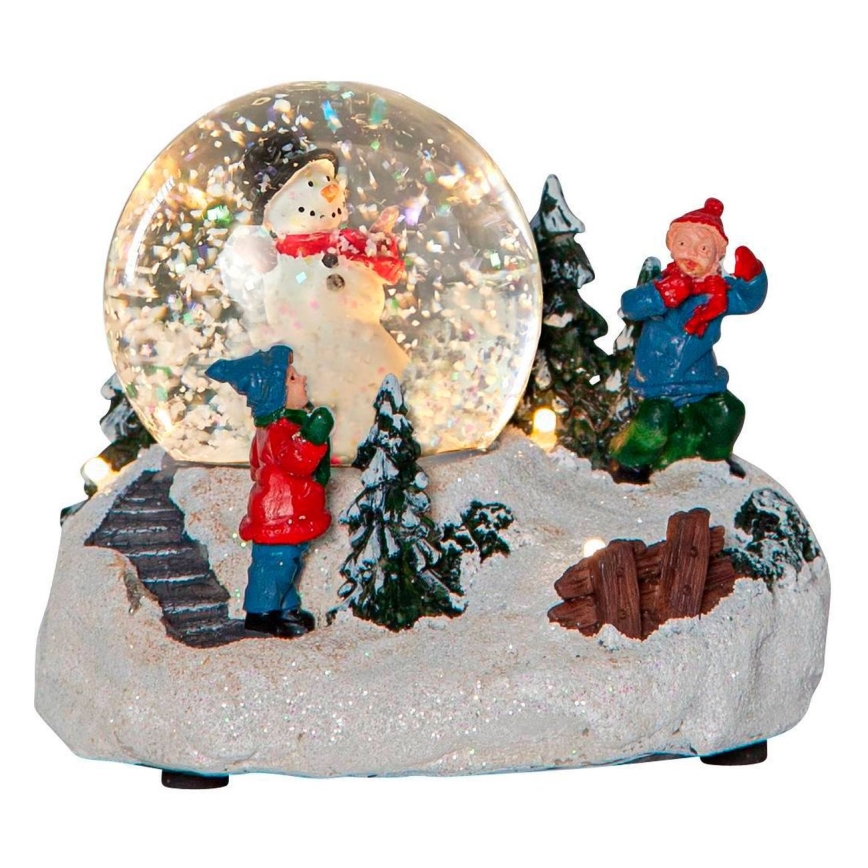 Eglo 411482 - LED Božićna dekoracija WINTERVILLE LED/2xAAA snježna SFERA