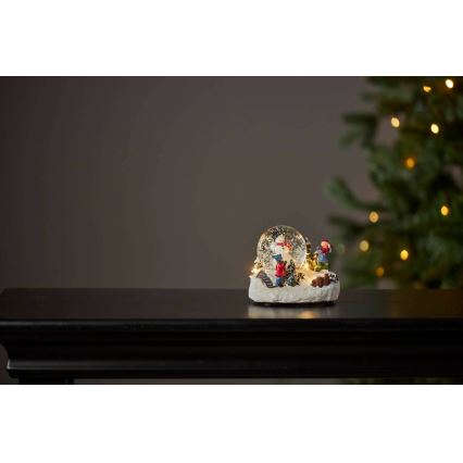 Eglo 411482 - LED Božićna dekoracija WINTERVILLE LED/2xAAA snježna SFERA