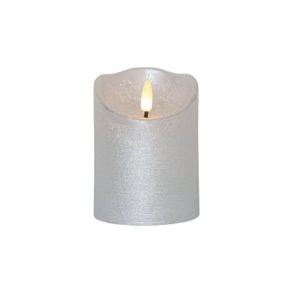 Eglo 411502 - LED Sveća FLAMME RUSTIC LED/2xAA srebrno
